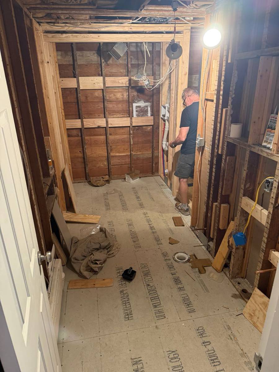 Mid-renovation